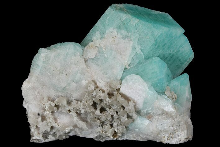 Amazonite Crystal Cluster with Smoky Quartz - Colorado #168015